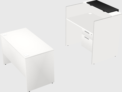 Modular reception desk