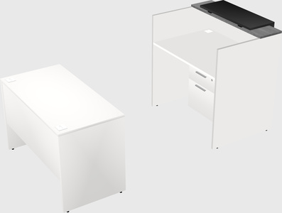 Modular reception desk