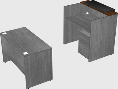 Modular reception desk