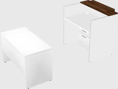 Modular reception desk