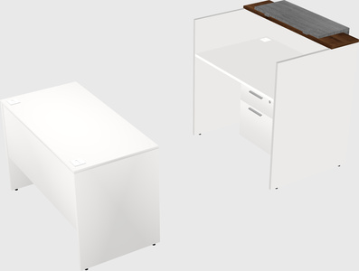 Modular reception desk