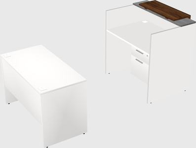 Modular reception desk