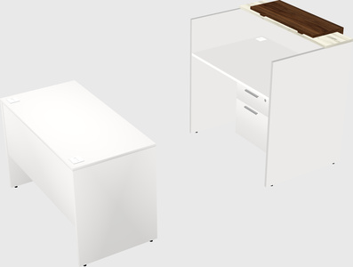 Modular reception desk