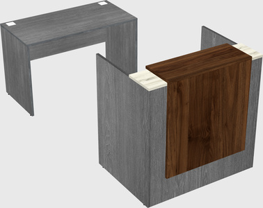 Modular reception desk