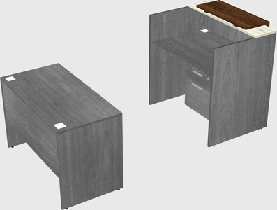 Modular reception desk