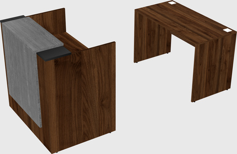 Modular reception desk