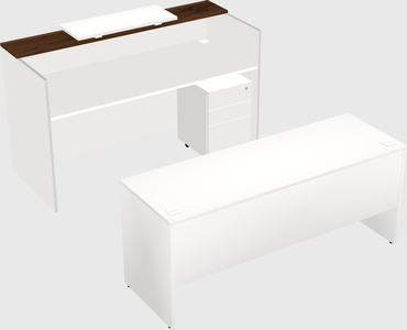 Modular reception desk