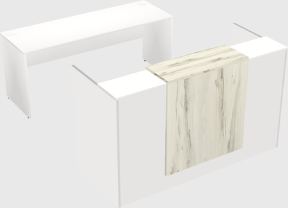Modular reception desk