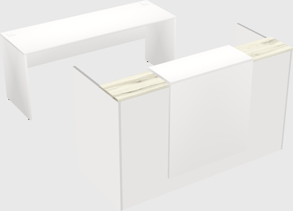 Modular reception desk