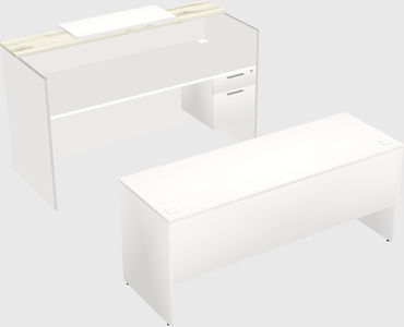 Modular reception desk