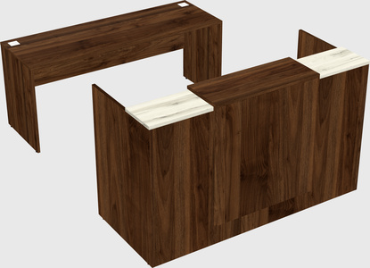 Modular reception desk