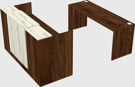 Modular reception desk