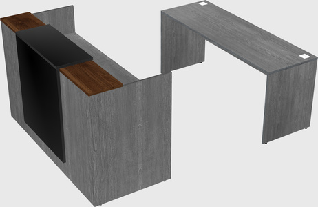 Modular reception desk
