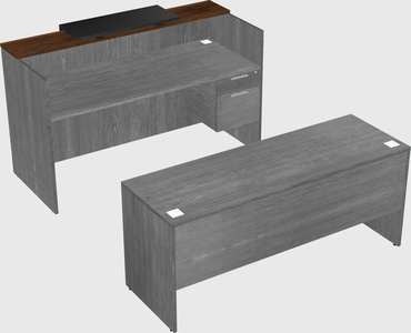 Modular reception desk