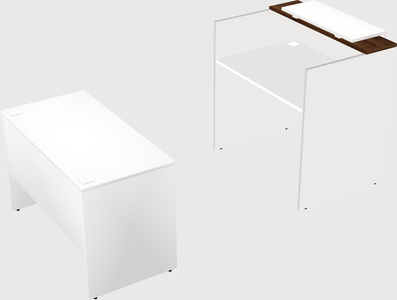 Modular reception desk