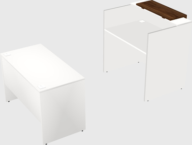 Modular reception desk