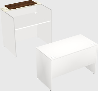Modular reception desk