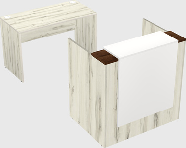 Modular reception desk