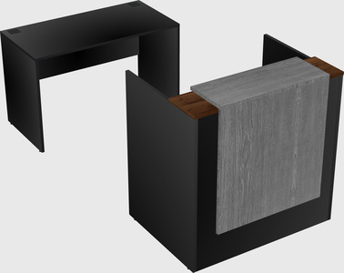 Modular reception desk
