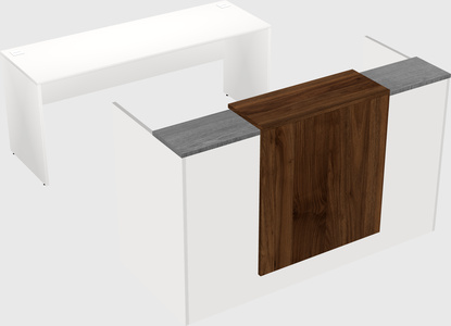 Modular reception desk