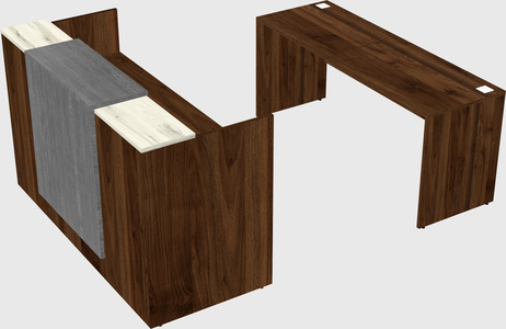 Modular reception desk