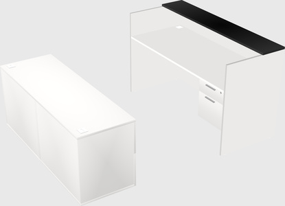 Modular reception desk