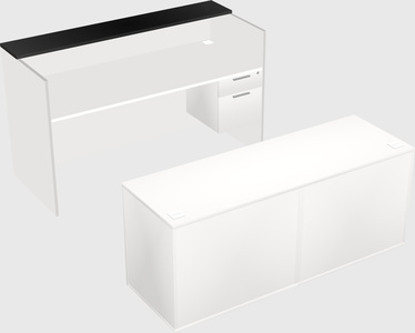Modular reception desk