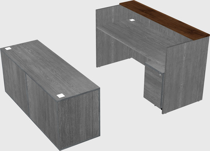 Modular reception desk