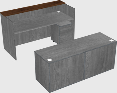 Modular reception desk