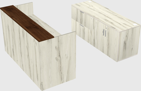 Modular reception desk