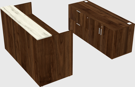 Modular reception desk