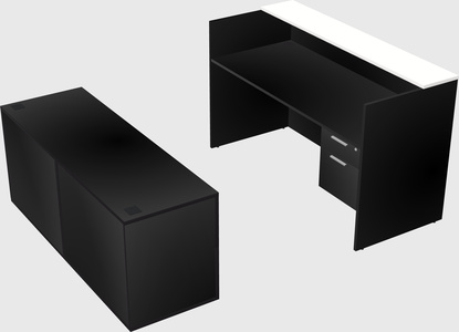Modular reception desk