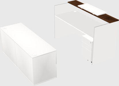 Modular reception desk