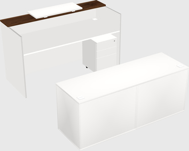 Modular reception desk