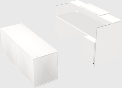 Modular reception desk