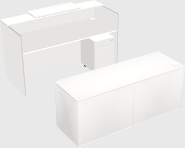 Modular reception desk