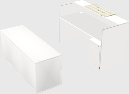 Modular reception desk
