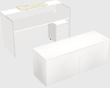 Modular reception desk