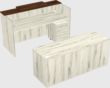 Balcão de recepção modular