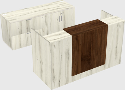 Modular reception desk