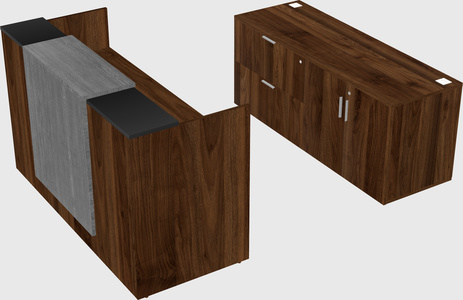 Modular reception desk