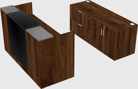 Modular reception desk