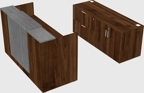 Modular reception desk