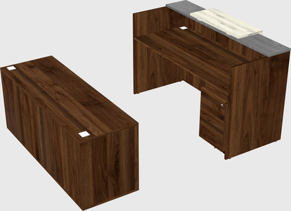 Modular reception desk