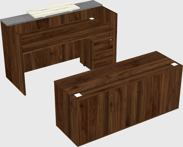 Modular reception desk