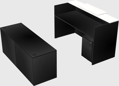 Modular reception desk