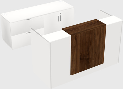 Modular reception desk