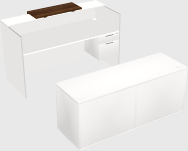 Modular reception desk