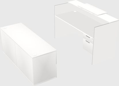 Modular reception desk