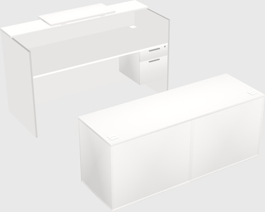 Modular reception desk